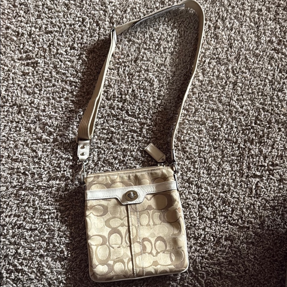 Coach Tan Crossbody Bag
